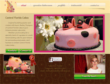 Tablet Screenshot of centralfloridacakes.com